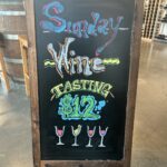 Sunday Wine Tasting Sign