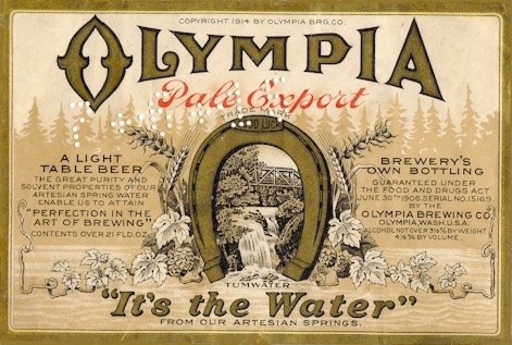 Olympia_Beer_label_1914