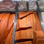 Salmon Fillets in trays