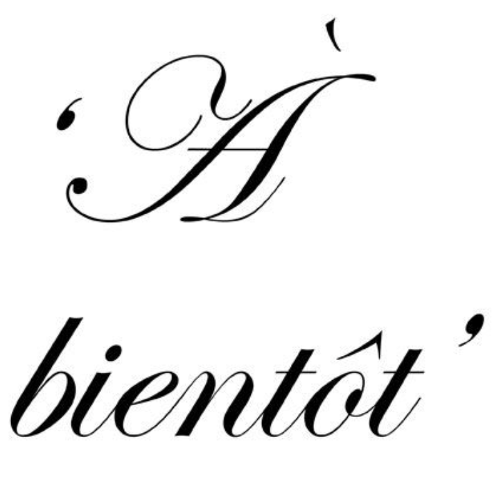 A bientôt